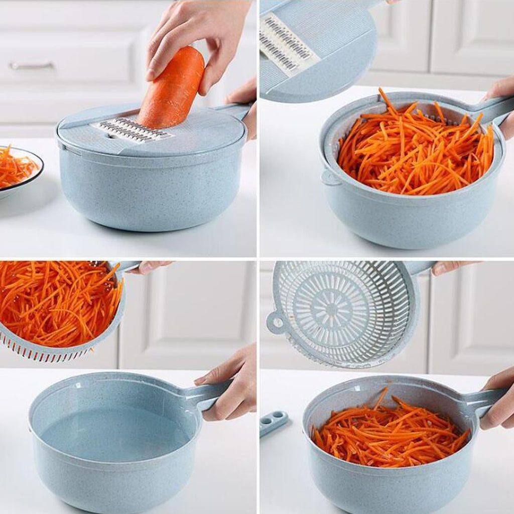 Vegetable Cutter & Draining Basket