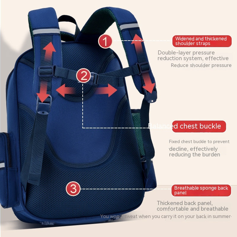 Large Capacity Kids School Backpack