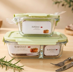 Borosilicate Glass Lunch Box Set