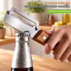 2-in-1 Stainless Steel Kitchen Peeler & Opener