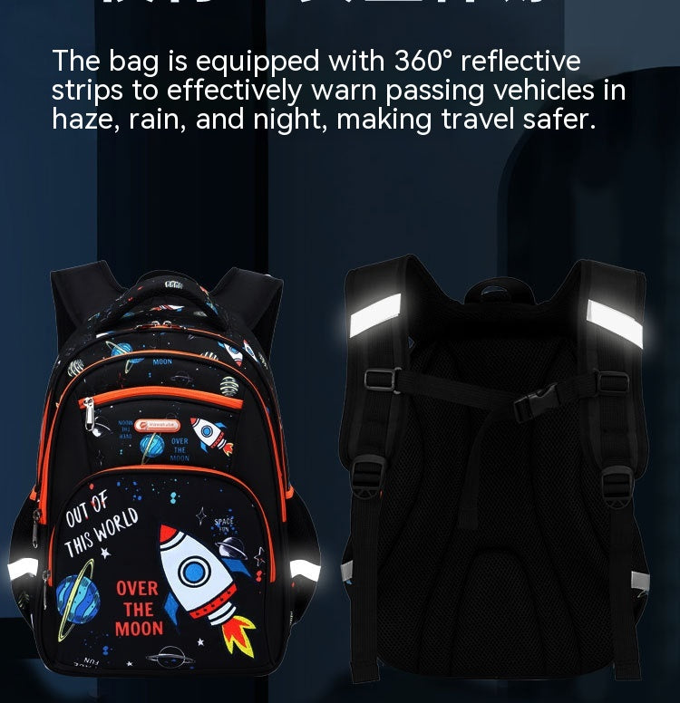 Boys Space School Backpack