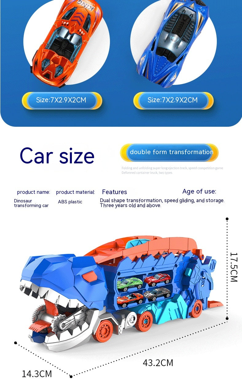 T-Rex Transform Track Car