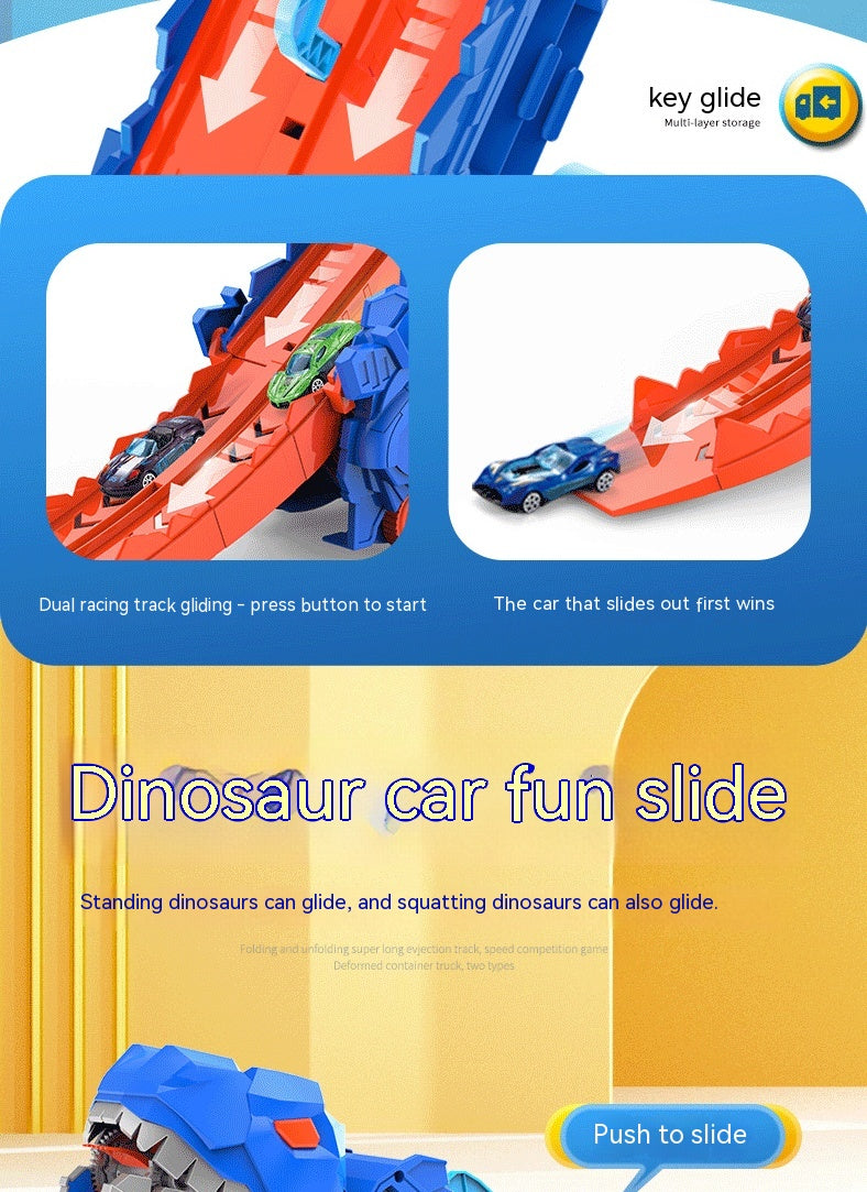 T-Rex Transform Track Car