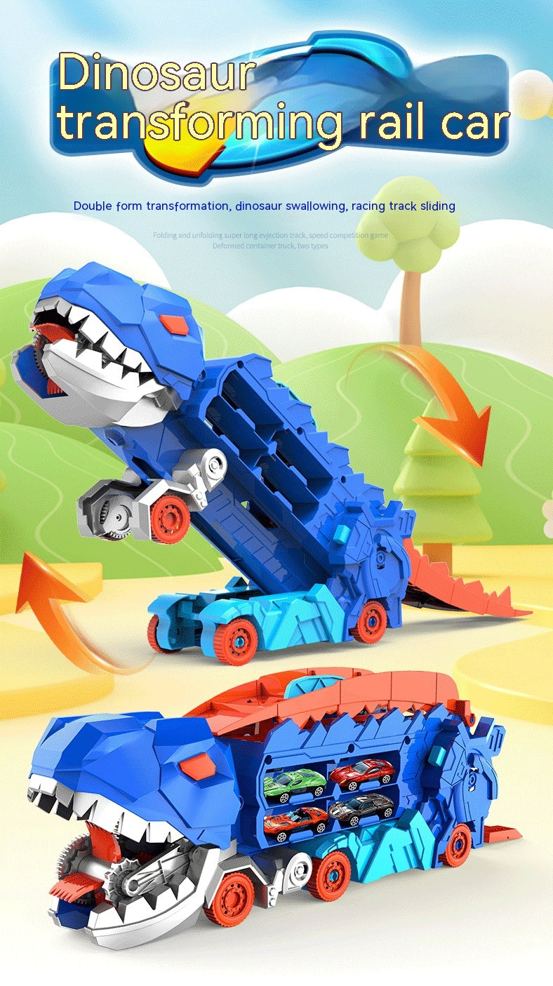 T-Rex Transform Track Car