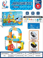 Magnetic Track Car Toy Set