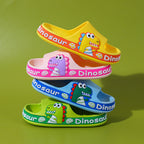 Kids Cartoon Dinosaur Slippers