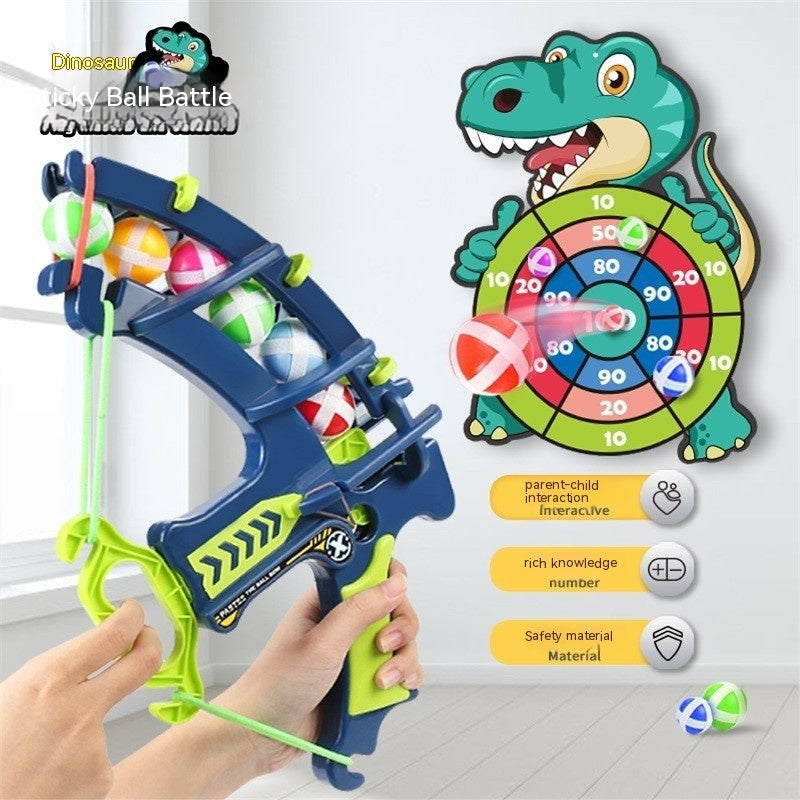 Dinosaur Sticky Ball Bow Toy