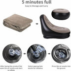 Portable Inflatable Sofa Chair with Foot Stool