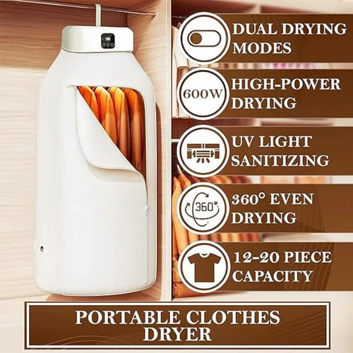 Qawachh Foldable Electric Cloth Dryer.