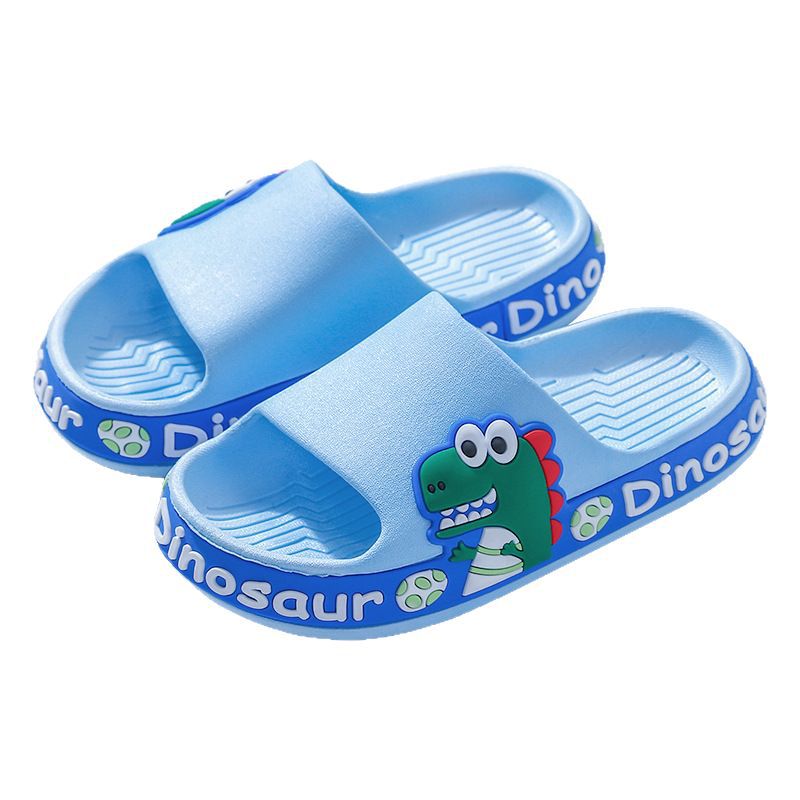 Kids Cartoon Dinosaur Slippers