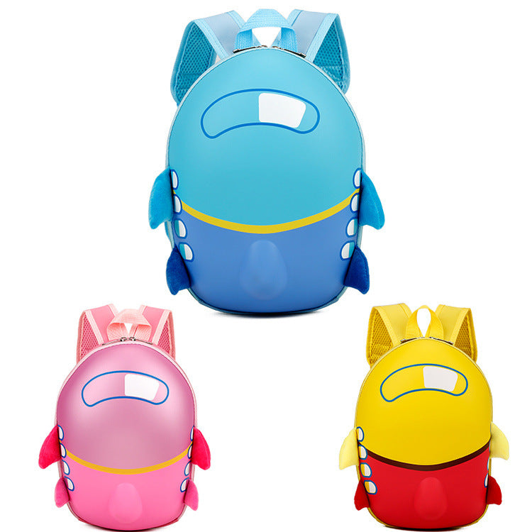 Kids Aircraft Hard Shell Backpack