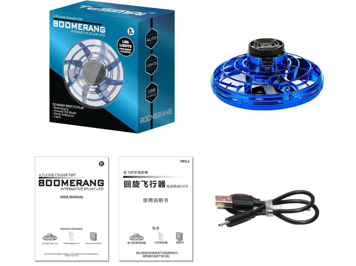 Mini LED Flying Spinner Toy