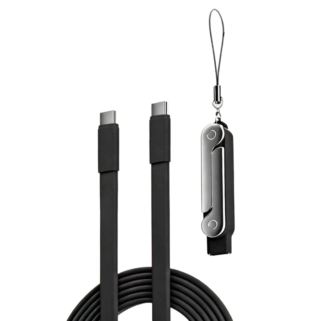 Silicone Dual Type-C Fast Charging Cable