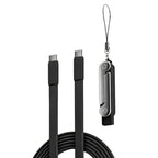 Silicone Dual Type-C Fast Charging Cable