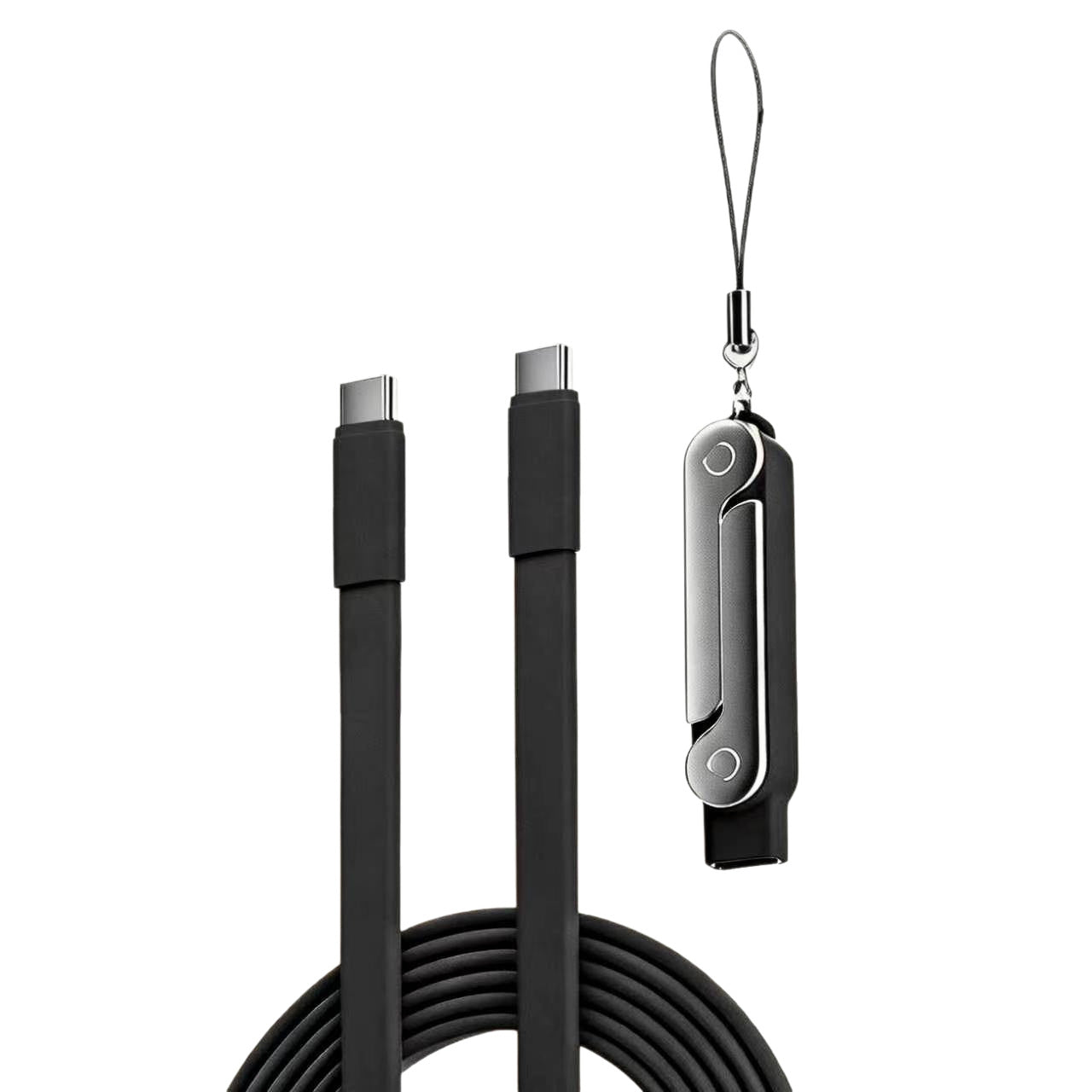 Silicone Dual Type-C Fast Charging Cable