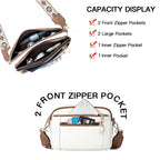 Women’s Triple-Zip Crossbody Bag