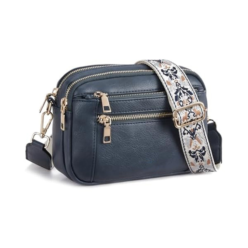 Women’s Triple-Zip Crossbody Bag