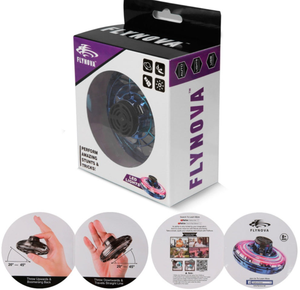 Mini LED Flying Spinner Toy