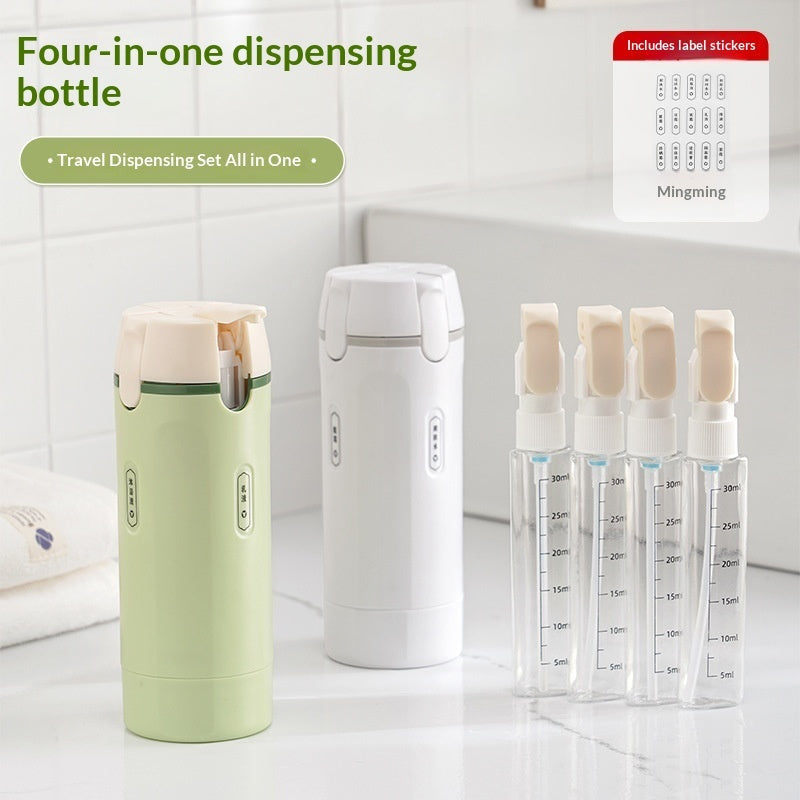 4-in-1 Portable Travel Dispenser