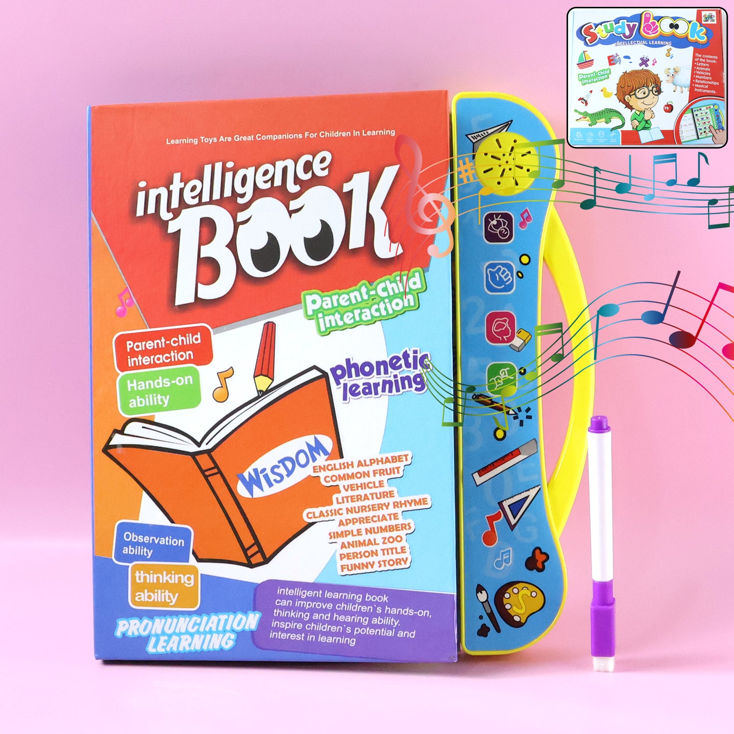 Interactive Intelligence Learning Book With Sound  Phonics (1 Set)