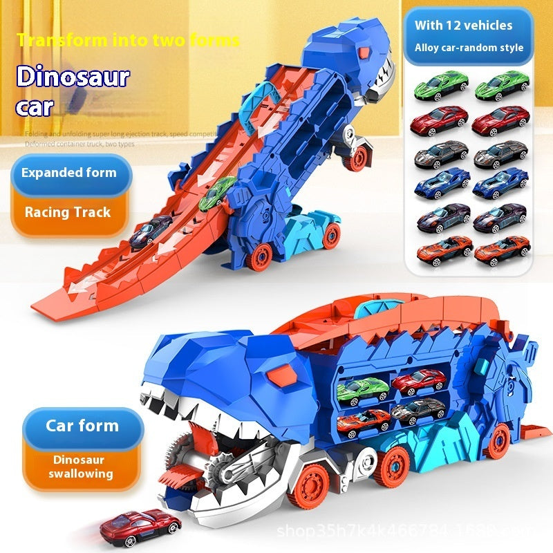 T-Rex Transform Track Car
