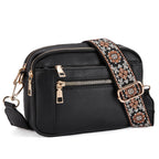 Women’s Triple-Zip Crossbody Bag