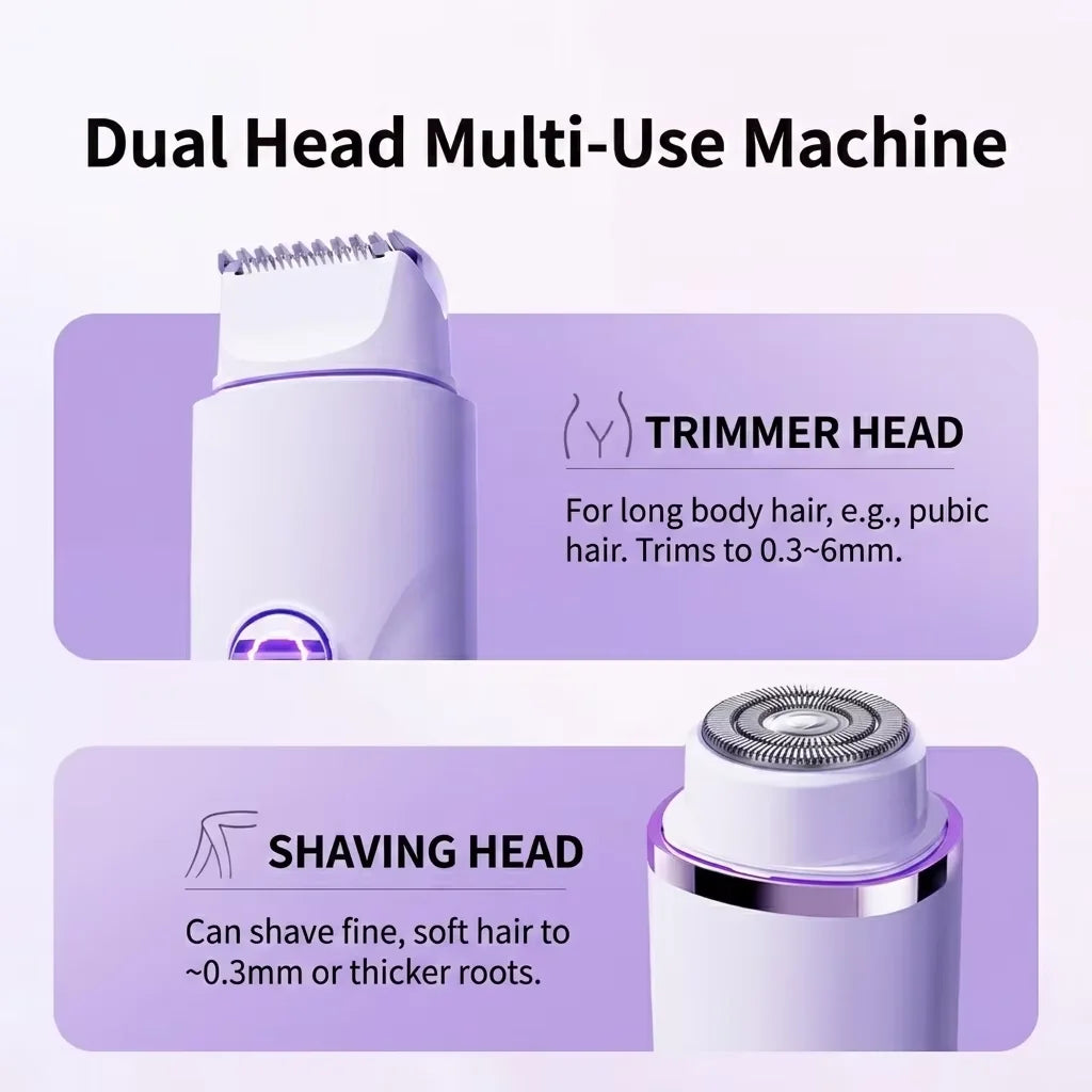 Rechargeable LED Eyebrow & Face Trimmer