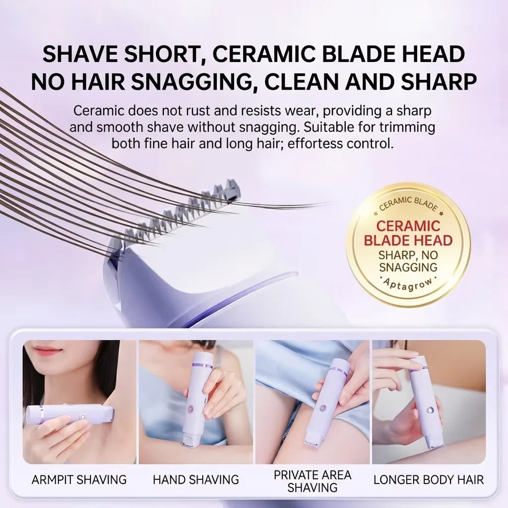 Rechargeable LED Eyebrow & Face Trimmer
