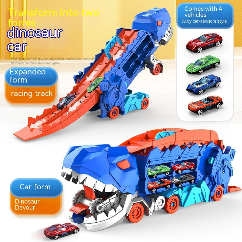 T-Rex Transform Track Car