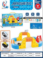 Magnetic Track Car Toy Set