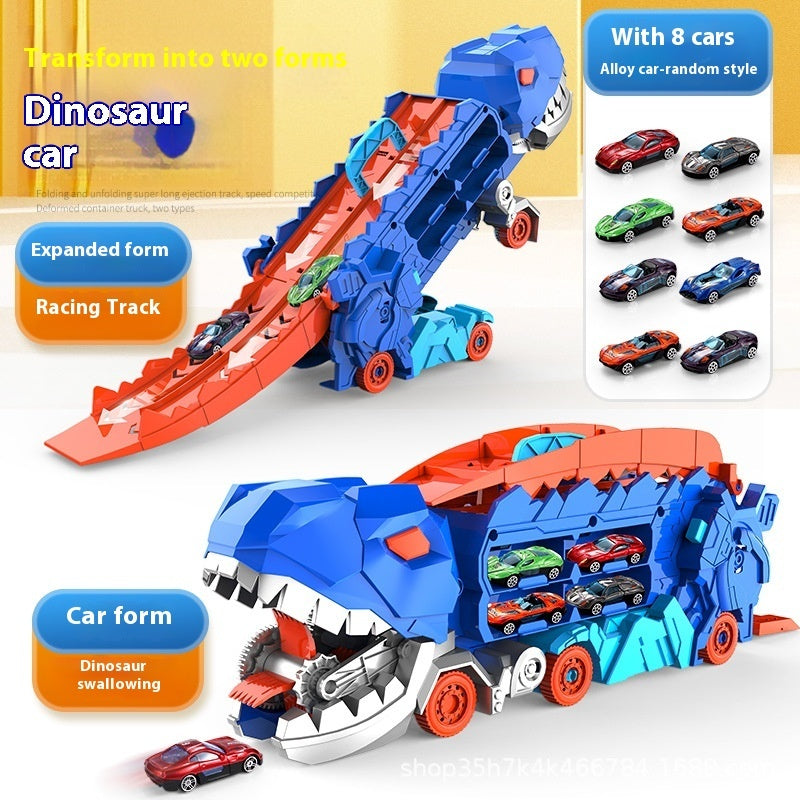 T-Rex Transform Track Car