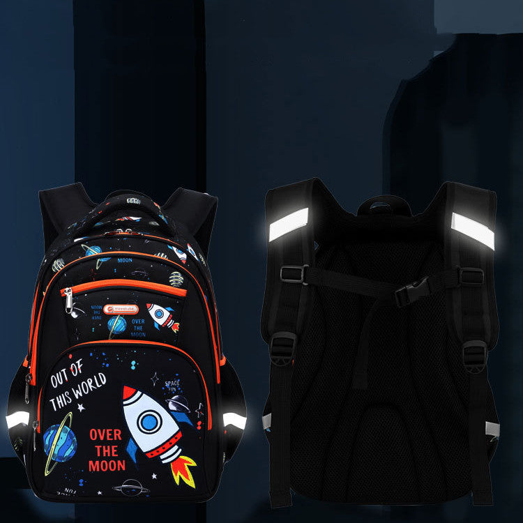 Boys Space School Backpack