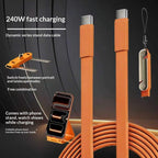 Silicone Dual Type-C Fast Charging Cable