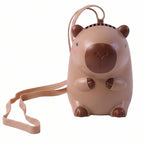 Cute Bear Shape Portable Mini Fan With Neck Strap (1 Pc)