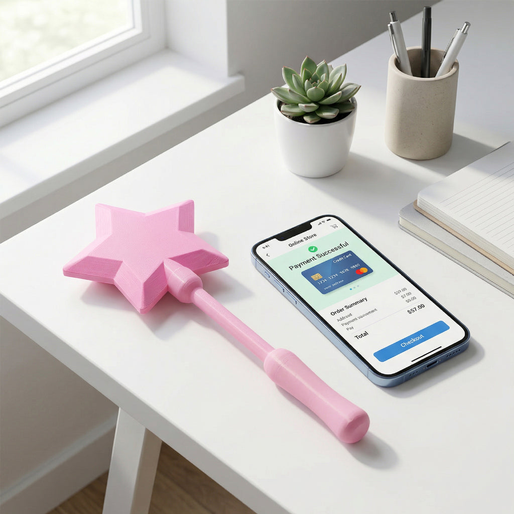 3D Magic Wand Card Holder