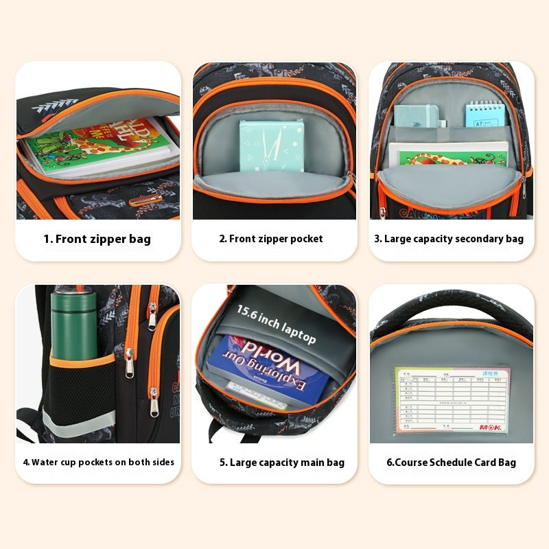 Boys Lightweight School Backpack