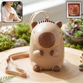 Cute Bear Shape Portable Mini Fan With Neck Strap (1 Pc)